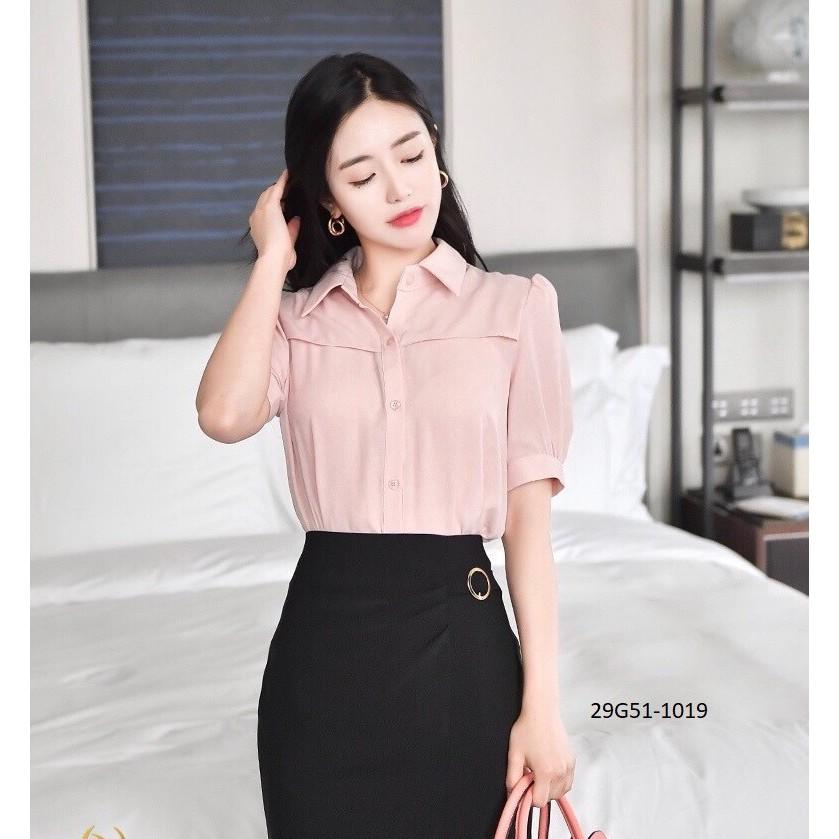 G51-1019 ÁO SƠ MI NỮ HÀN QUỐC CAO CẤP