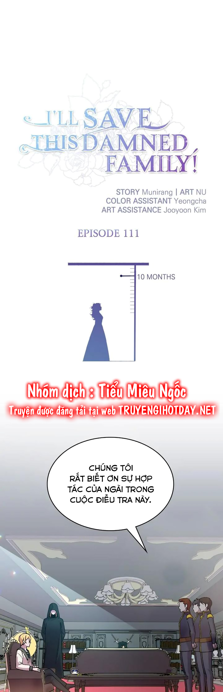 tôi sẽ cứu lấy gia tộc sắp sụp đổ chapter 111 2
