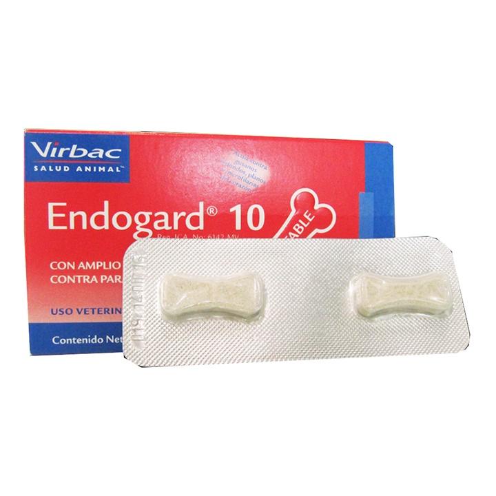 Endogard 10 cho chó ️ ️ trừ giun sán và giun tim cho cún cưng - hộp 2 viên