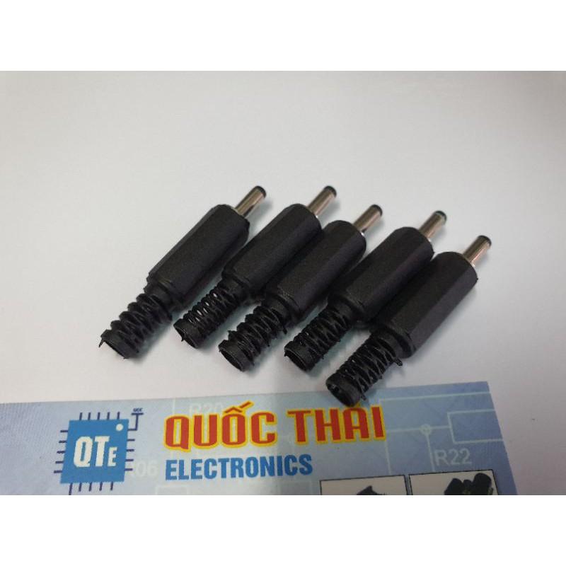 Combo 5 jack dc đực 1.5mm dùng để kết nối vào dây nguồn