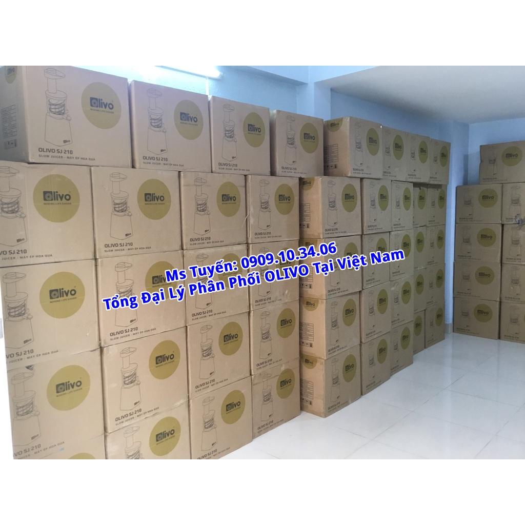 Máy Ép Chậm Olivo SJ210 - Thương hiệu Mỹ - Ép Trái Cây, Rau Cải không lo kẹt Bã, Dễ Vệ Sinh
