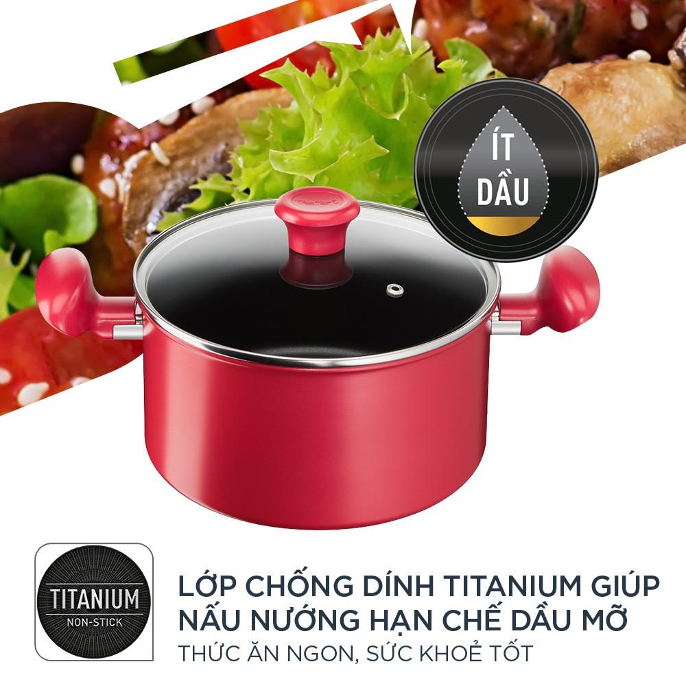 Nồi chống dính bếp từ, bếp hồng ngoại, bếp ga Tefal - So Chef 22cm - Gia dụng nhà bếp