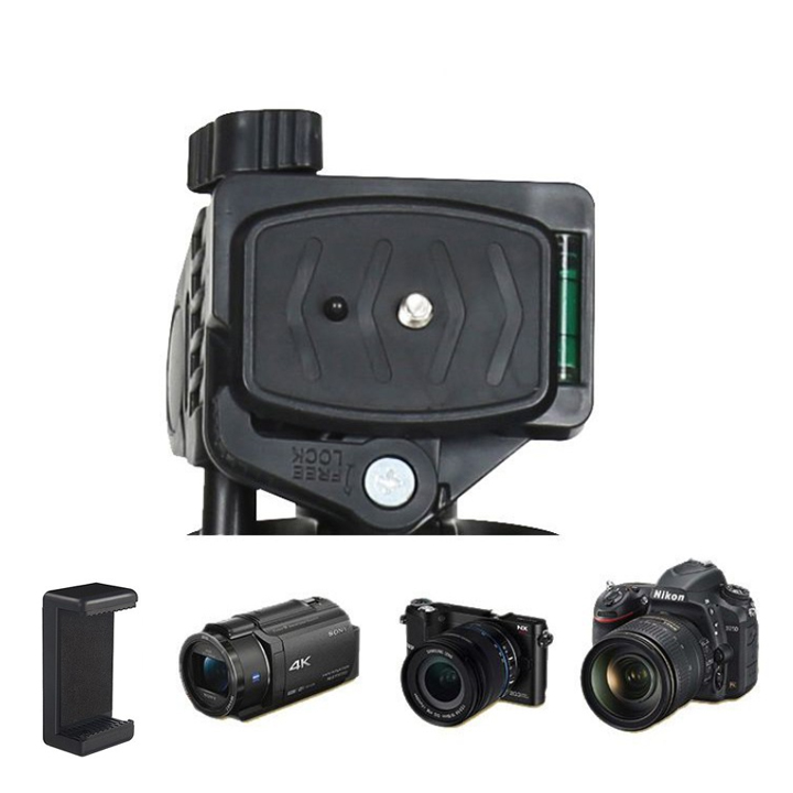 Chân đế điện thoại và máy ảnh Selfiecom 3366 có remote Bluetooth ( Giao màu ngẫu nhiên) - Hàng chính hãng