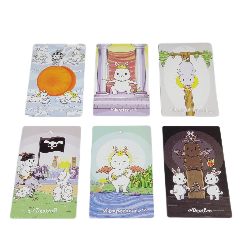 [Size Gốc] Bộ Bài Chubby Bun Tarot 78 Lá Bài 7x12 Cm  Đá Thanh Tẩy