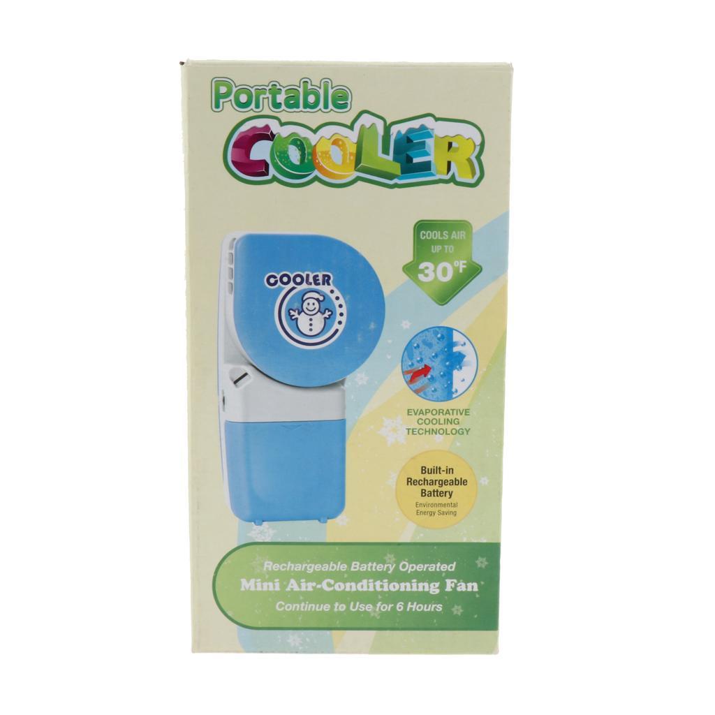 Portable Air Conditioning Fan, Mini Air Conditioner, Portable USB Cooler with Lanyard