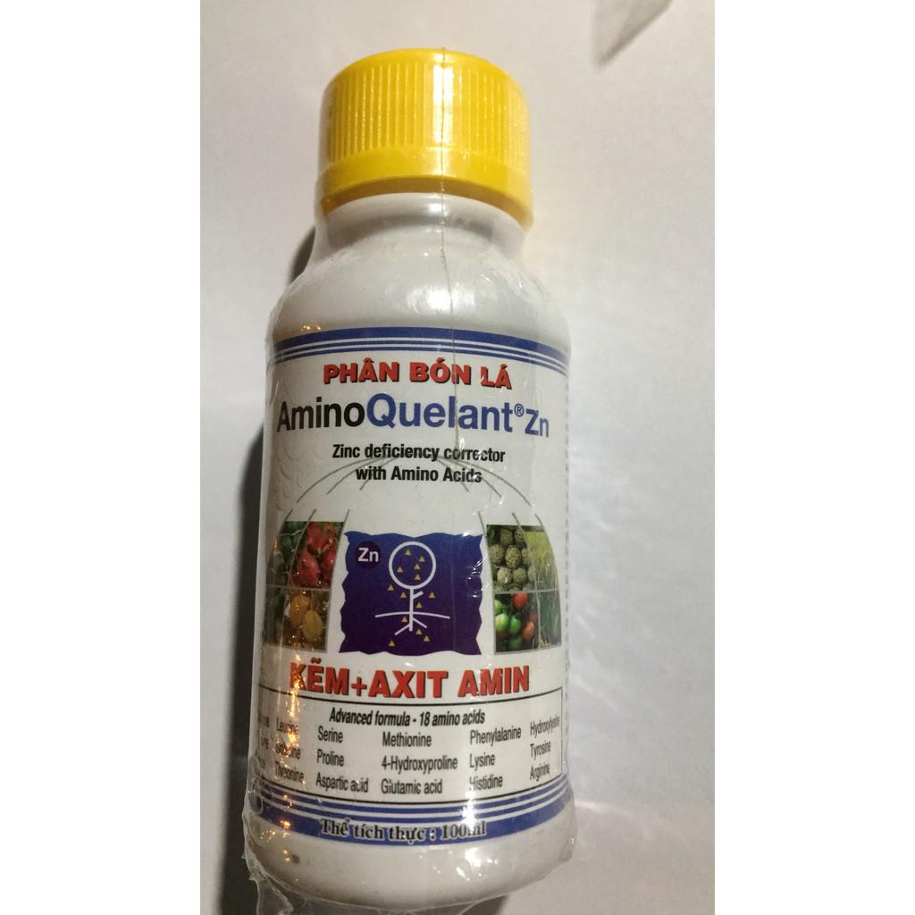 Phân bón lá AMINO QUELANT KẼM + A XÍT AMIN lọ 100ml