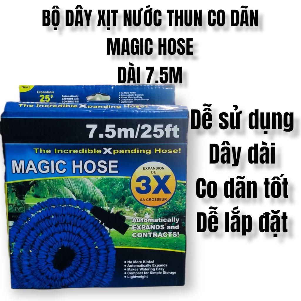 BỘ DÂY XỊT NƯỚC ĐA NĂNG CO DÃN MAGIC HOSE - 7,5M - GIAO MÀU NGẪU NHIÊN
