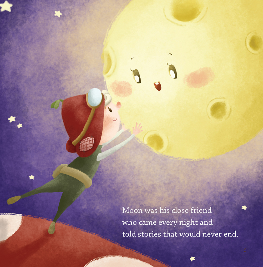 Sách tiếng Anh KII’S FIRST ADVENTURE: MOON MOON, WHERE ARE YOU? - Giải thưởng sách tranh Ehomebooks