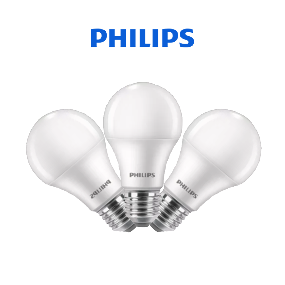 Combo 3 bóng Philips LED bulb Essential E27 11W ánh sáng trắng 6500K