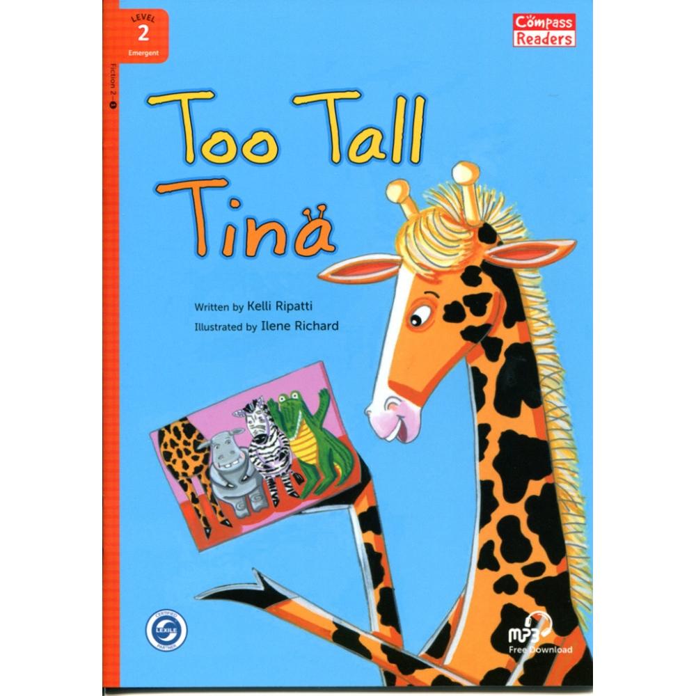 [Compass Reading Level 2-1] Too Tall Tina - Leveled Reader with Downloadable Audio