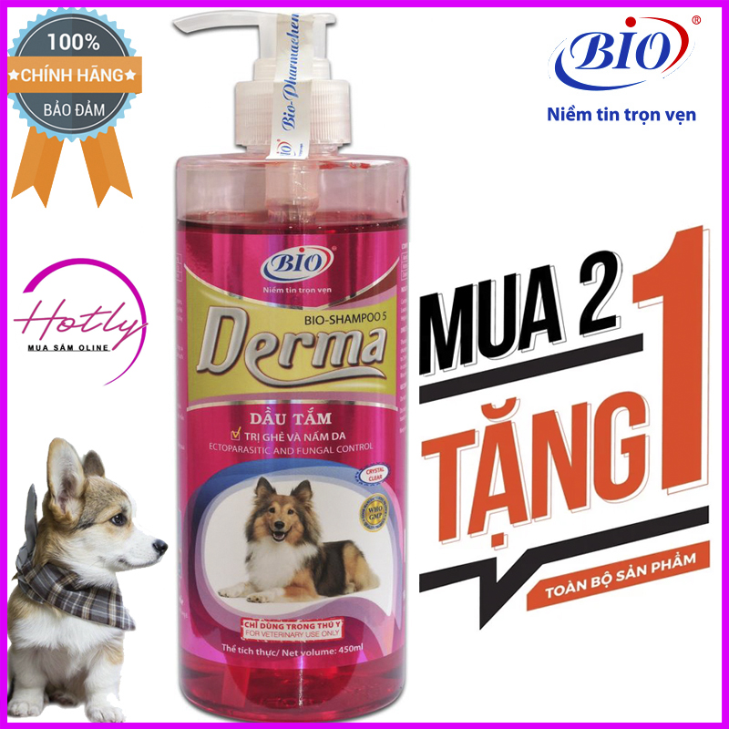 MUA 2 TẶNG 1 Sữa tắm tiêu diệt ghẻ và nấm da demodex triệu chứng hôi lông với rụng lông-79303