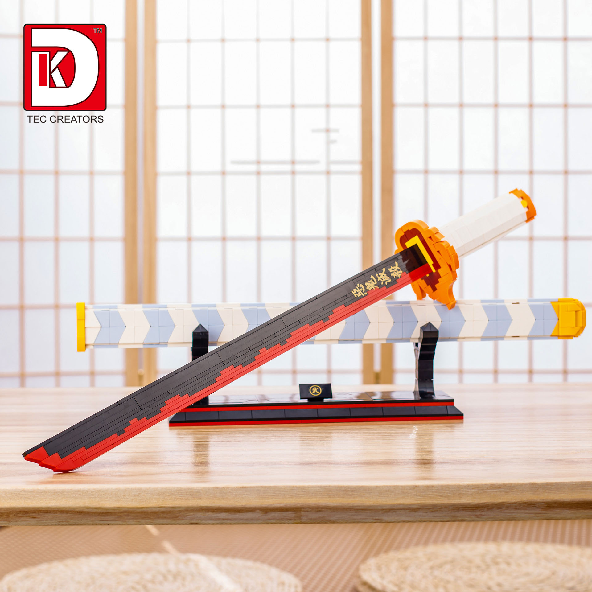 Đồ Chơi Lắp Ráp Mô Hình Nhật Luân Của Viêm Trụ Rengoku Kyojuro Trong Kimetsu No Yaiba Model DK1503 Với 790 Mảnh Ghép
