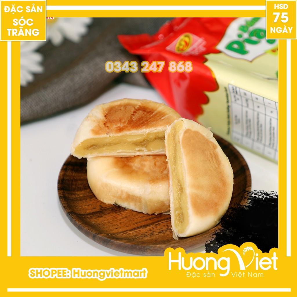 Bánh pía chay đậu xanh sầu riêng Tân Huê Viên lớn 500g, bánh pía Sóc Trăng ăn chay không trứng muối 