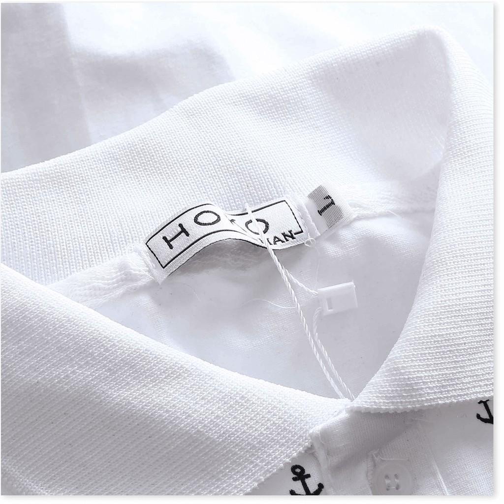 ÁO THUN CỔ TRỤ NAM ĐƯỢC THIẾT KẾ HỌA TIẾT TRÊN ÁO SIÊU SANG LANA FASHION