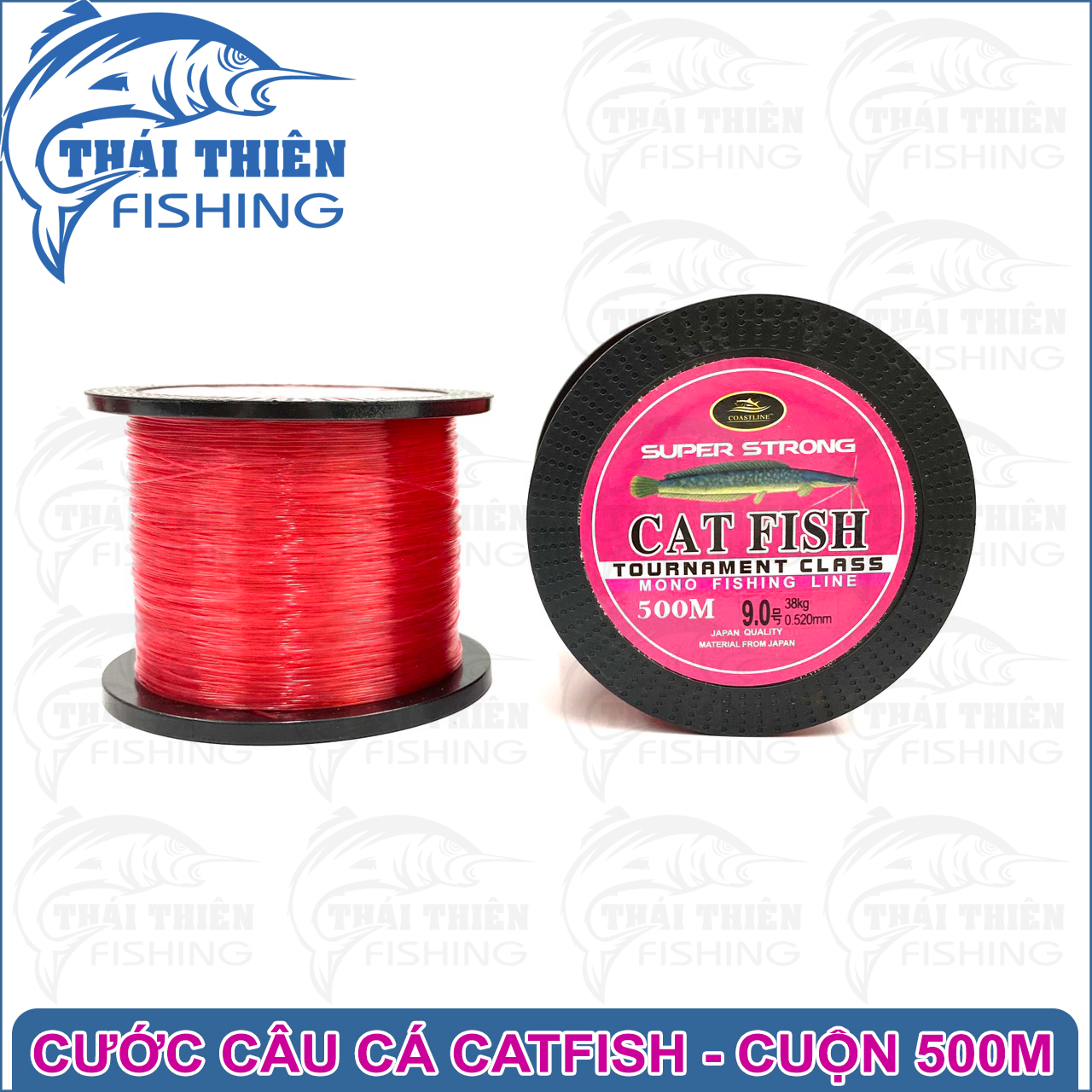 Dây Câu, Cước Câu Cá Catfish Siêu Bạo Lực Cuộn 500m Chuyên Dùng Câu Cá Tra