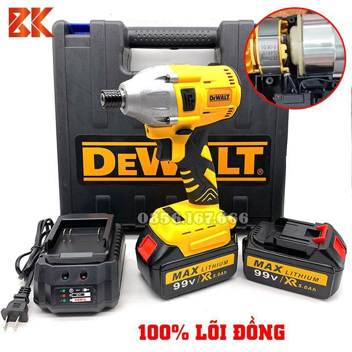 Máy chuyên bắt vít DEWALT 99V, Máy Khoan, Bắn Vít dùng Pin Dewalt, 100% Lõi Đồng - Pin 10 cell