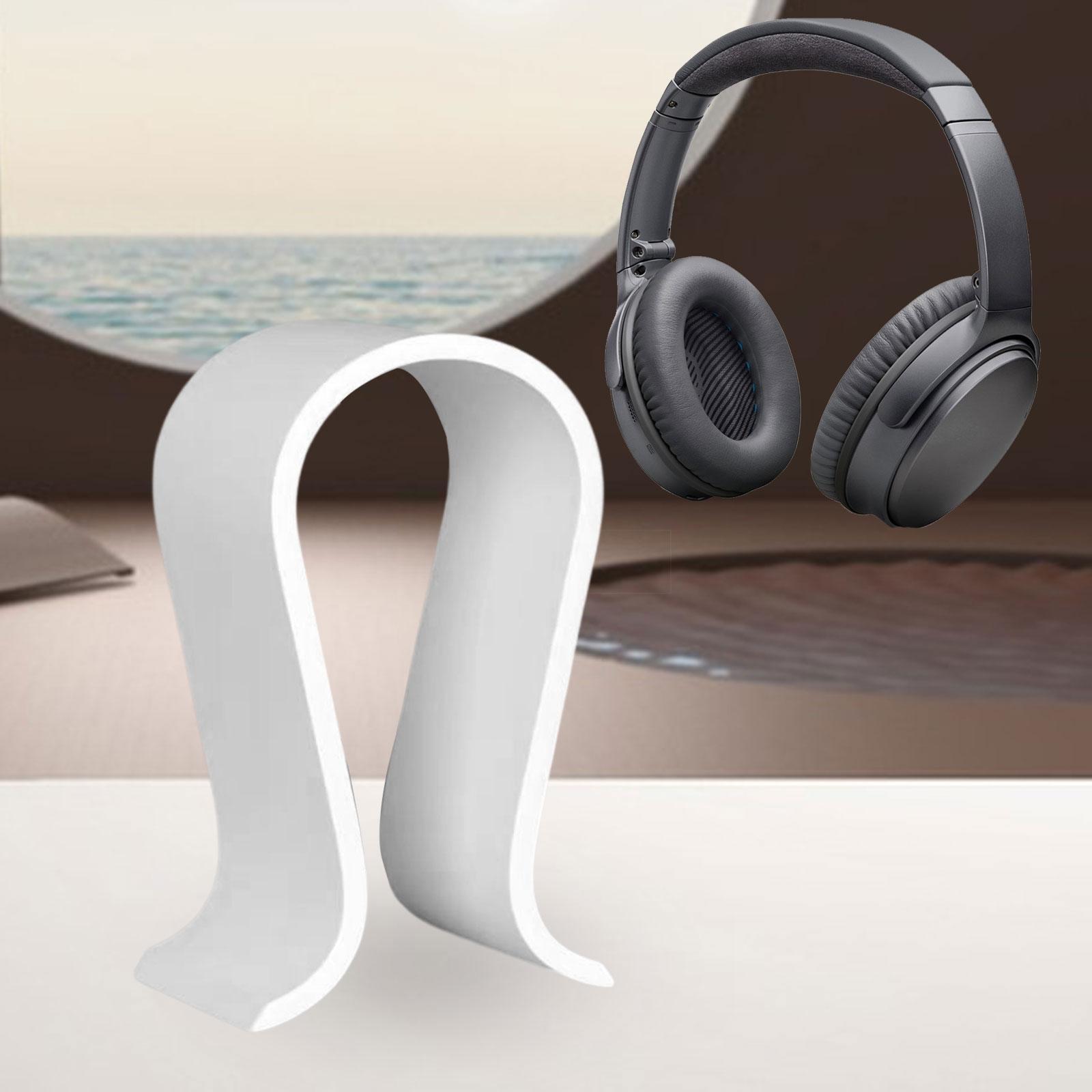 Universal Headset Display Stand Desktop Wooden Headphone Holder for Husband