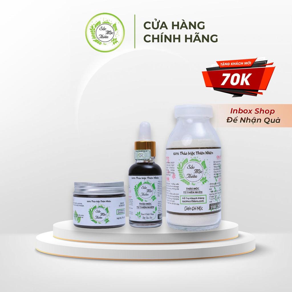 Bộ 3 Sản Phẩm Cải Thiện Mụn Siêu Tốc Sắc Mộc Thiên 30ml + 50gr + 100gr