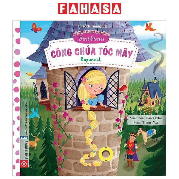 Sách Chuyển Động - First Stories - Công Chúa Tóc Mây - Rapunzel - Bìa Cứng