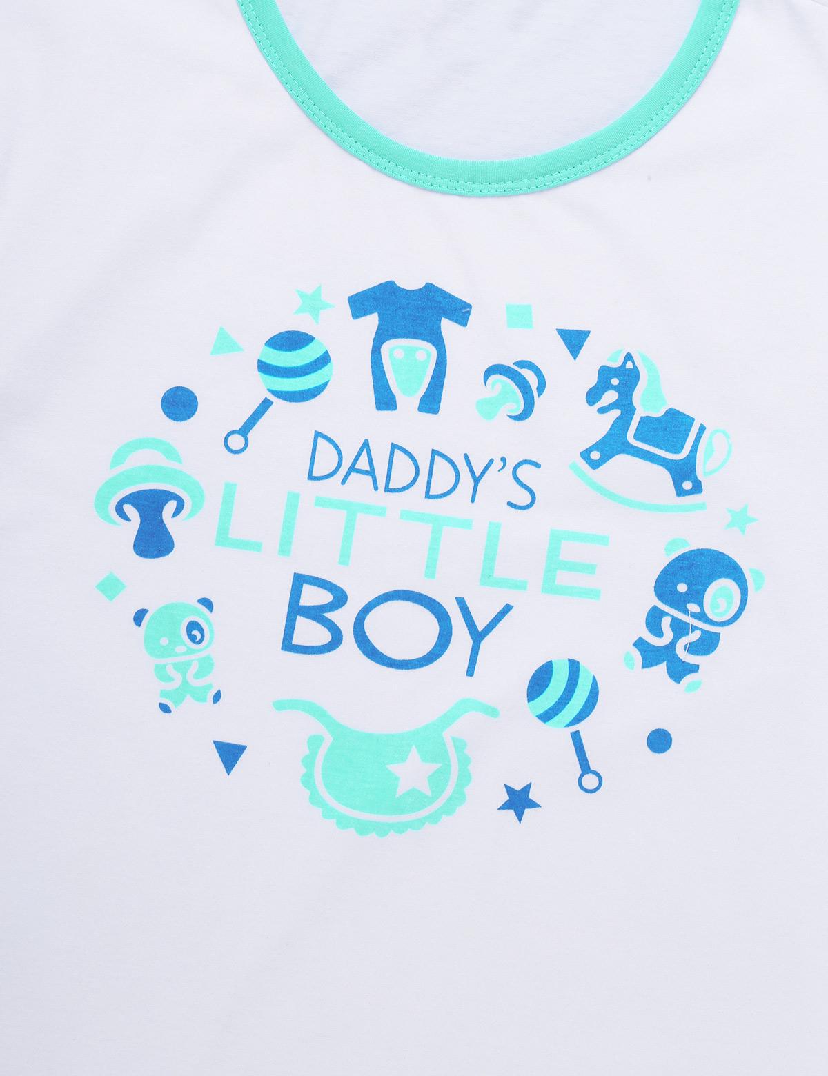 Nam 1 Pijama Ngắn Tay Người Lớn Tã Cho Bé Yêu Chữ Cái In Bodysuit Áo Liền Quần Mặc Nhà