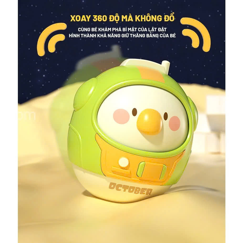 Đồ chơi lật đật phát âm thanh hình Chó Shiba con xinh xắn biết chớp mắt và có nhạc nhẹ nhàng cho bé yêu chọn màu theo ý Đồ chơi giải trí - Đồ chơi ngộ nghĩnh cho bé từ 3 tháng tuổi trở lên