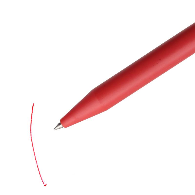 Bút Bi Bấm O-Second 0.5 mm - Radius - Mực Đỏ