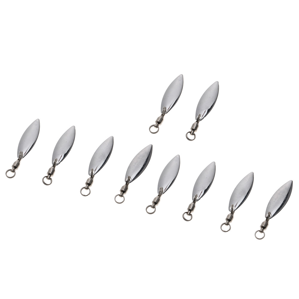 10 Mồi Câu Giả Spinner Longcast Hình Cái Muỗng