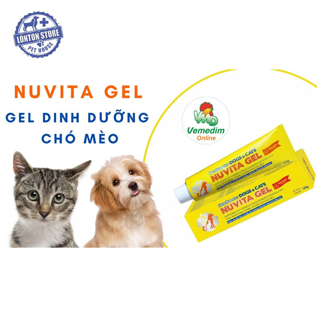 Nuvita Gel - Gel Dinh Dưỡng Thức Ăn Bổ Sung Vitamin, Khoáng Cho Chó, Mèo; 120gr