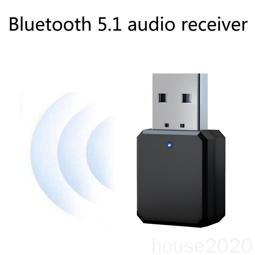 Thiết bị nhận âm thanh Bluetooth 5.1 cổng USB 3.5mm kèm mic HOUSE2020
