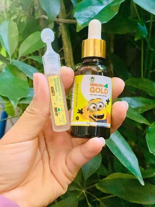 Dầu húng chanh Minion Gold 30mL