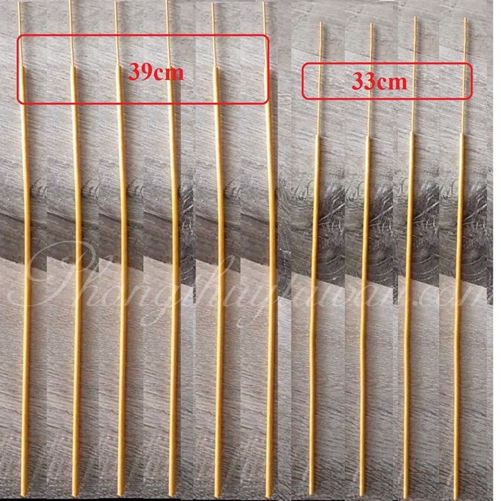 Nhang THẦN TÀI cuộn tàn 3XU LOẠI 1 gỗ Đàn Hương 33cm nhũ vàng ít khói rất đẹp