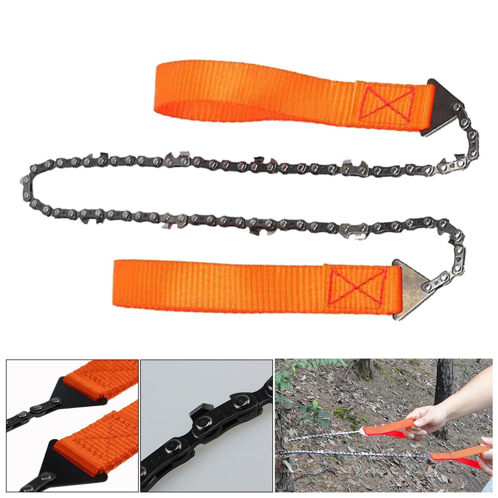 Camping Pocket Wire Saw41" Survival Gear Emergency Hand Saw Tool w/ Bag