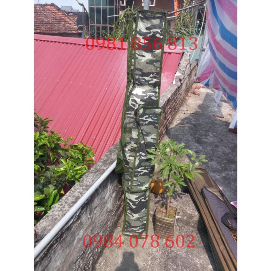 Sale to sale túi đựng cần 1m,1m1,1m2,1m3,1m4,1m5,1m6, 2 ngăn, 3 ngăn rằn ri, bao đựng cần rằn ri - uy tín - xả hàng tồn