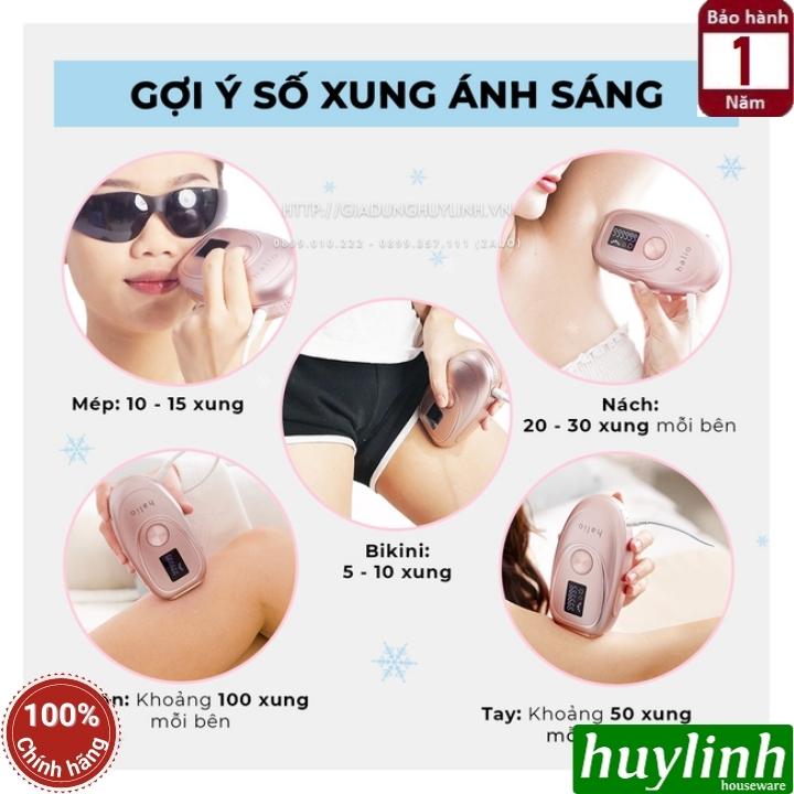 Máy triệt lông cá nhân Halio IPL Cooling Hair Removal Device - Tặng quà ngẫu nhiên - Hàng chính hãng