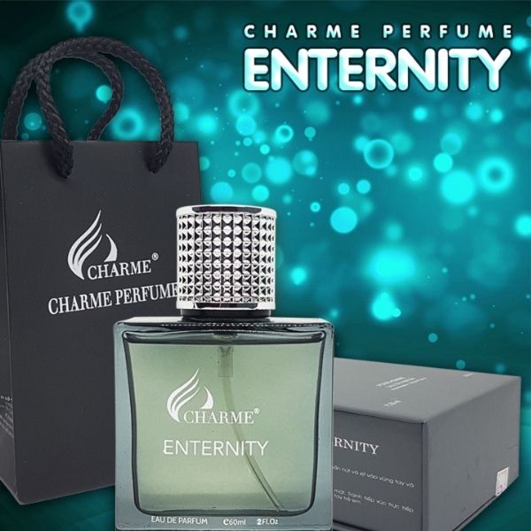Nước hoa Nam Charme Enternity 60ml - Tặng Kèm Thú Nhún Mặt Cười Siêu Dễ Thương