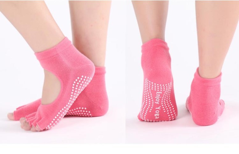VỚ TẬP YOGA HỞ NGÓN ĐÍNH HẠT CHỐNG TRƯỢT ( Màu ngẫu nhiên) - HENRYSA