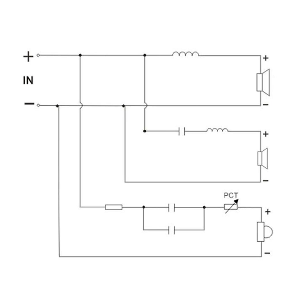 120W 3-Way 3-Unit Audio Speaker Crossover Frequency Divider Stage For 8inch