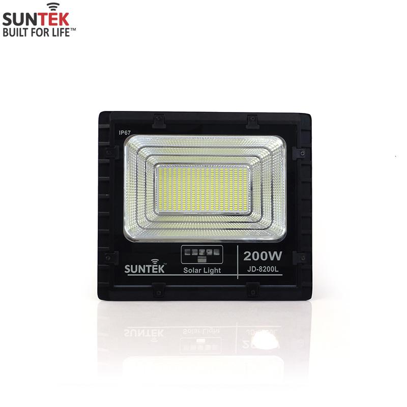 Đèn Pha Năng Lượng Mặt Trời SUNTEK LED Solar Light JD-8200 200W - Hàng Chính Hãng