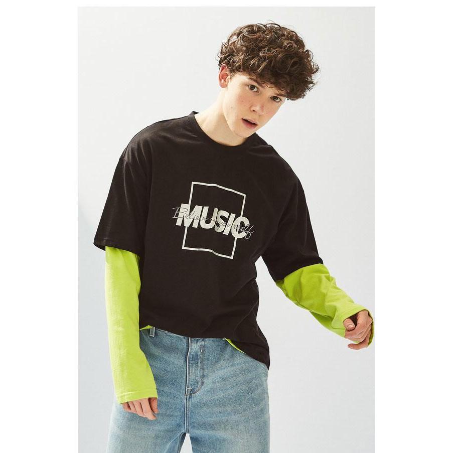 Áo thun nam đẹp ️Áo thun Stee ️️ in chữ Music ️ chất vải cotton chất mịn tốt aothununisex