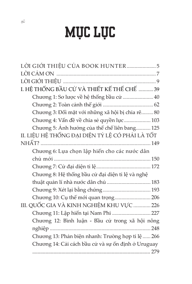 CÁC HỆ THỐNG BẦU CỬ TRÊN THẾ GIỚI - Electoral Systems and Democracy