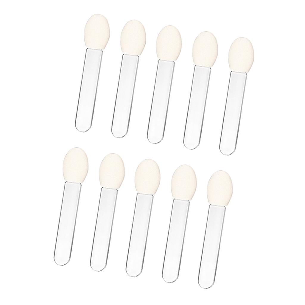 10 Pcs Disposable Eye Shadow Brush Sponge Applicator Makeup Brush Make-up Tools Brushes for Beauty