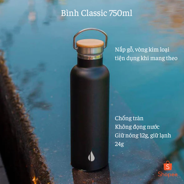 Set hộp quà tặng Sinh nhật, set Tinh tế, bình giữ nhiệt và ly giữ nhiệt Elemental cao cấp