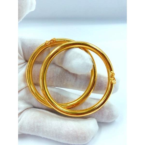 Vòng tay nữ khoá gài mạ vàng 24k lắc tay nữ V224k