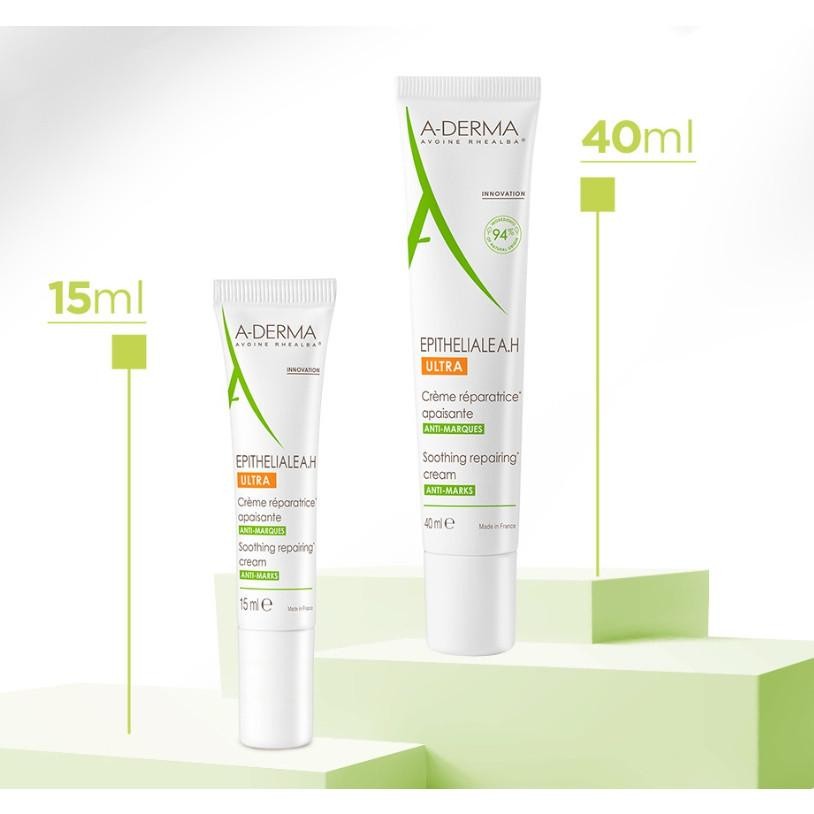 Kem Dưỡng Phục Hồi Da A-Derma Epitheliale A.H Ultra Liền Sẹo Thâm 40ml