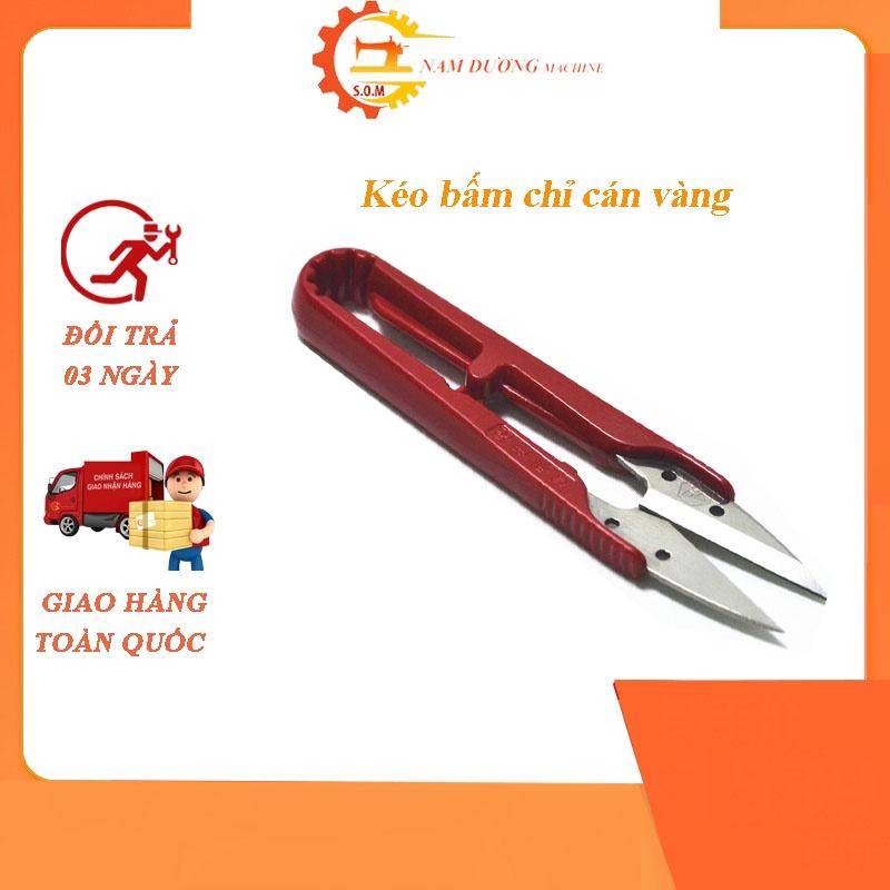 Kéo bấm chỉ nhựa đỏ cao cấp &gt; cắt chỉ thừa &gt; Cắt vải &gt;Dây viền &gt; phụ liệu may