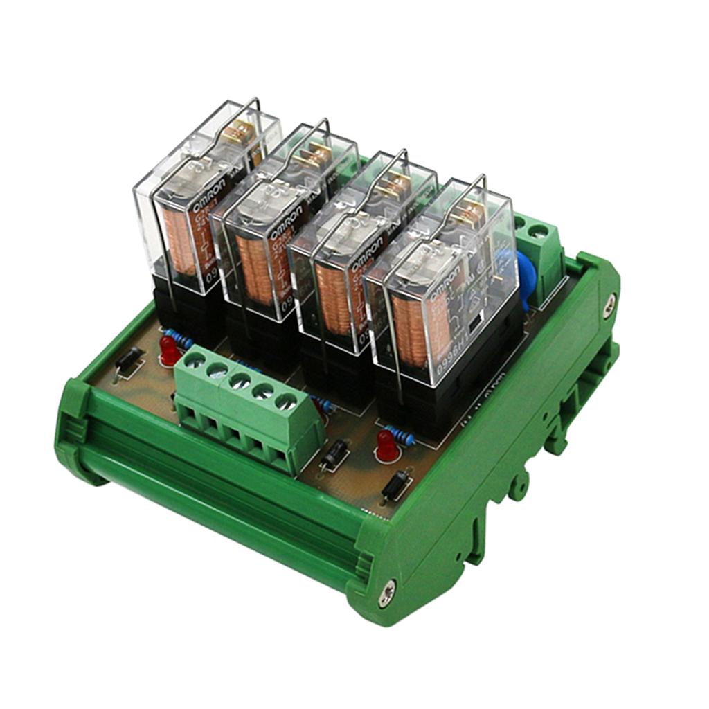 24V DC 4-Channel Relay Shield Module Expansion Board for Raspberry