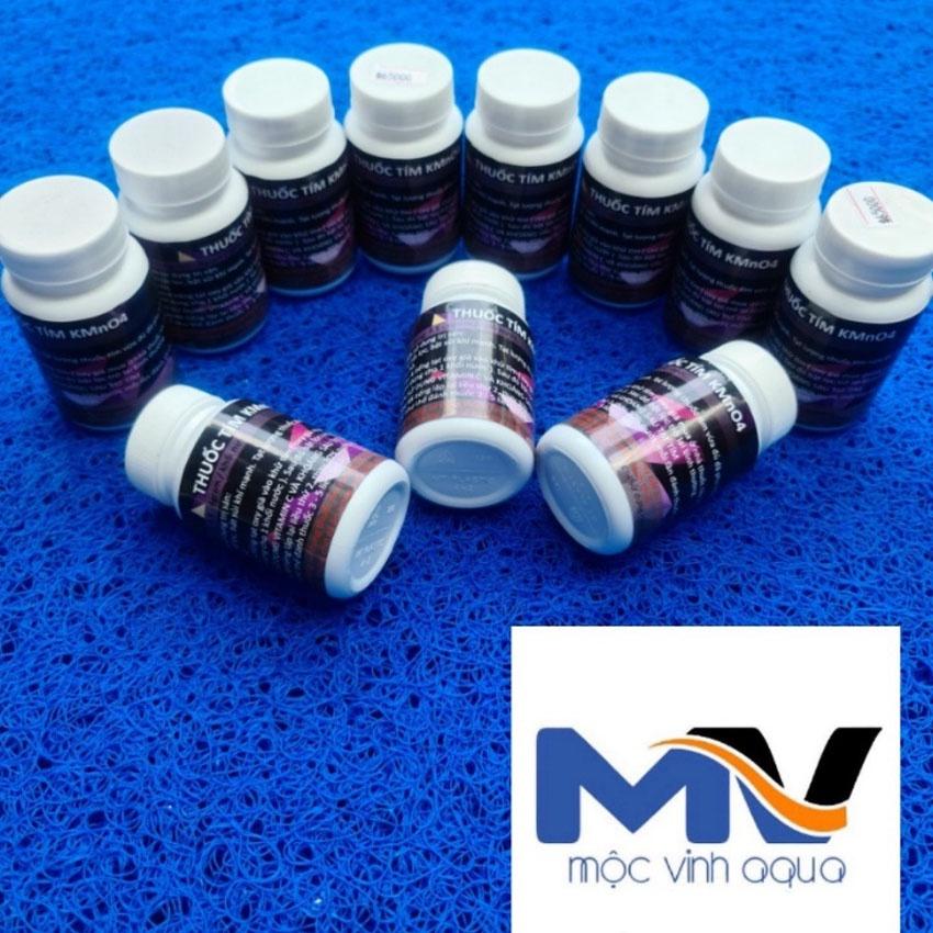 Thuốc tím Kmno4 và CloraminT sát khuẩn hồ cá