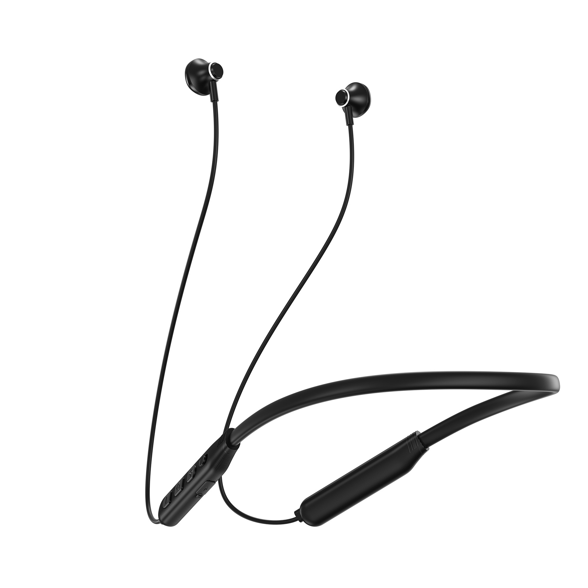 Tai nghe đeo cổ Wiwu Flex GB01 cho các thiết bị có bluetooth, làm bằng chất liệu mềm, âm thanh vượt trội - Hàng chính hãng