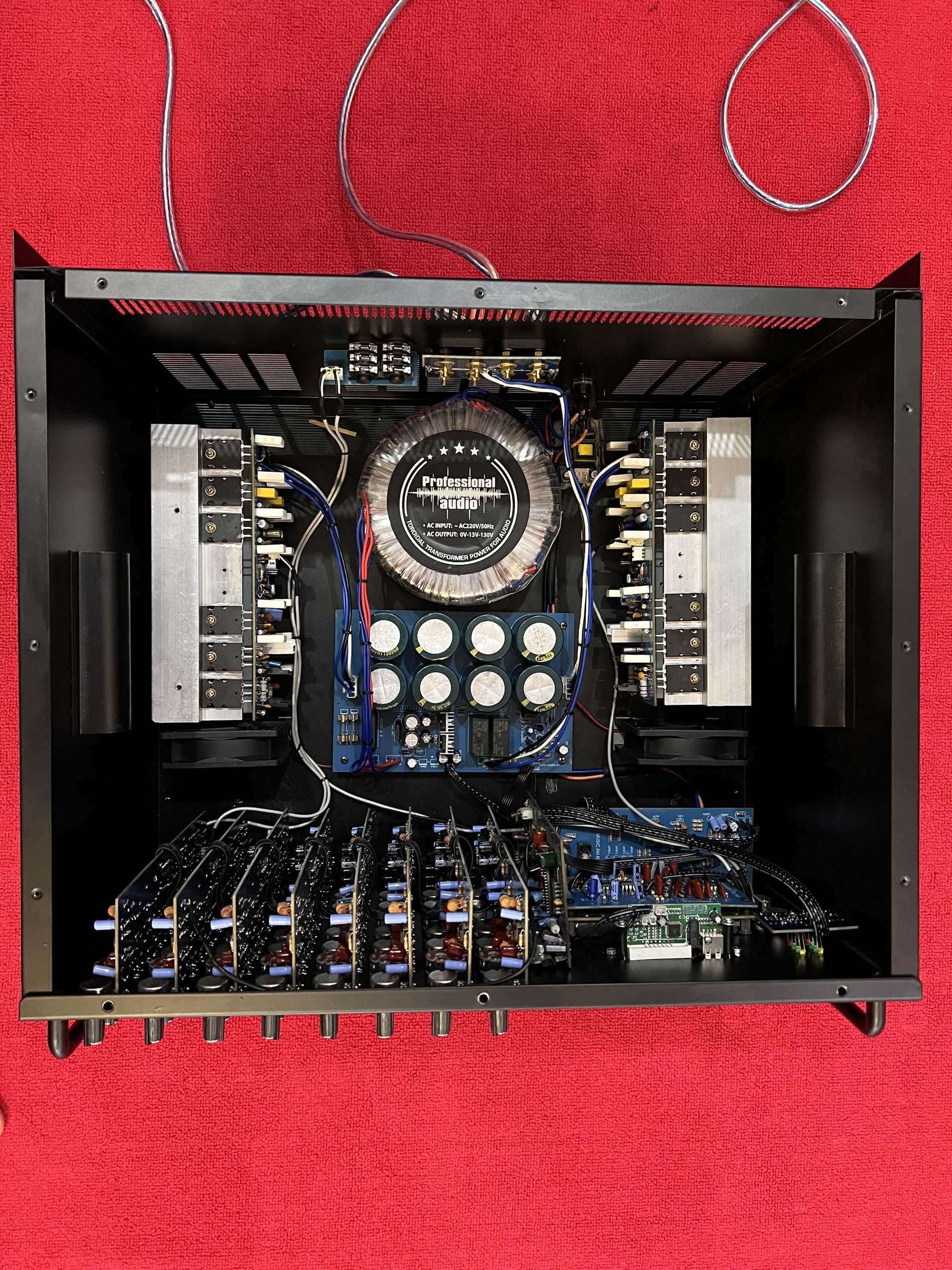 Âmpli liền Mixer công suất lớn 24 sò cao cấp nguồn đồng 100% HTK - 9000EQ Hải Triều