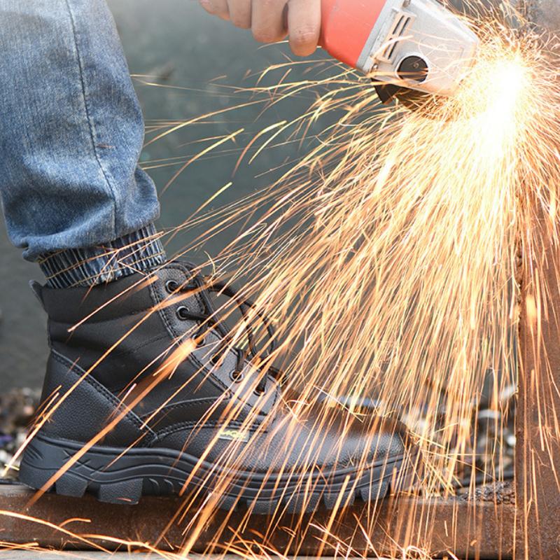Giày Bảo Hiểm Lao Động Mùa Đông Giày Bảo Hộ Lao Động Nam Chống Đập, Chống Đâm Thủng Và Chống Lạnh Giày Bảo Hộ Lao Động